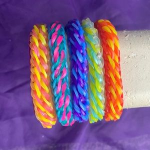 Rainbow loom bracelets